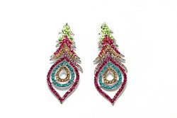 Multi-Colored Dangling Earrings - Trendz & Traditionz Boutique